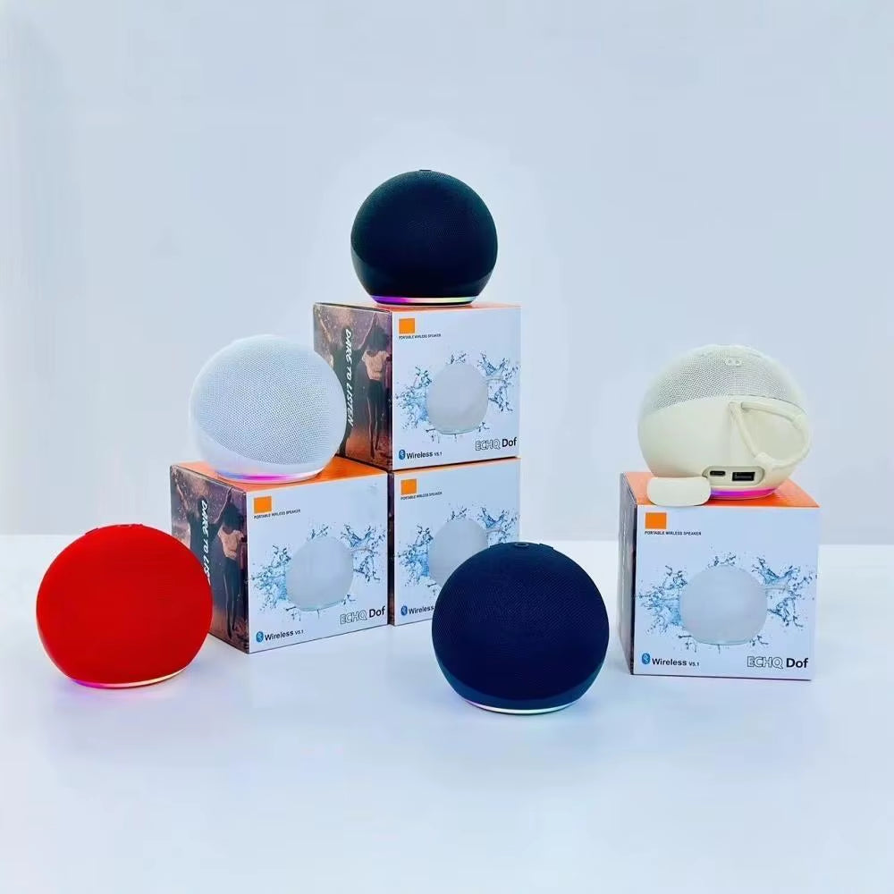 2024 Smart Speaker Bundle Mini Smart Speaker Factory Portable Audio Player Outdoor Wireless Premium Voice Control Smart Speaker