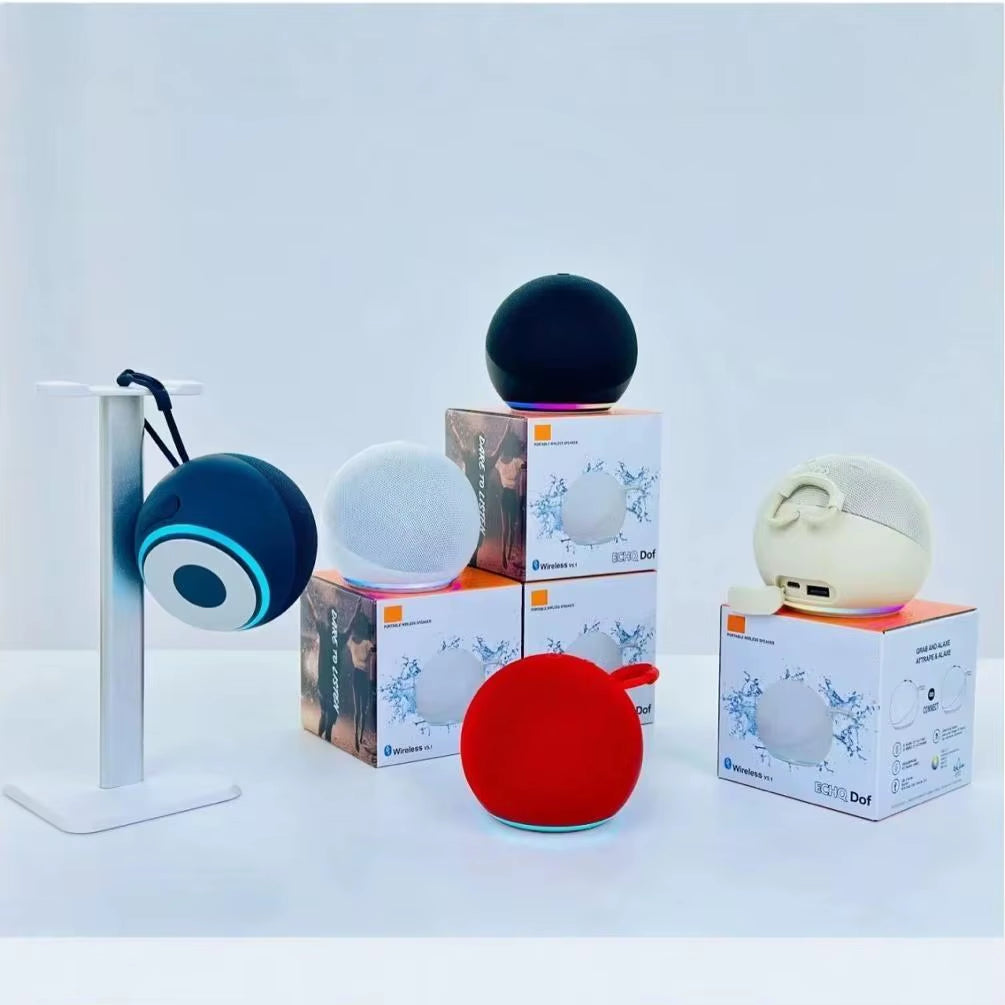 2024 Smart Speaker Bundle Mini Smart Speaker Factory Portable Audio Player Outdoor Wireless Premium Voice Control Smart Speaker
