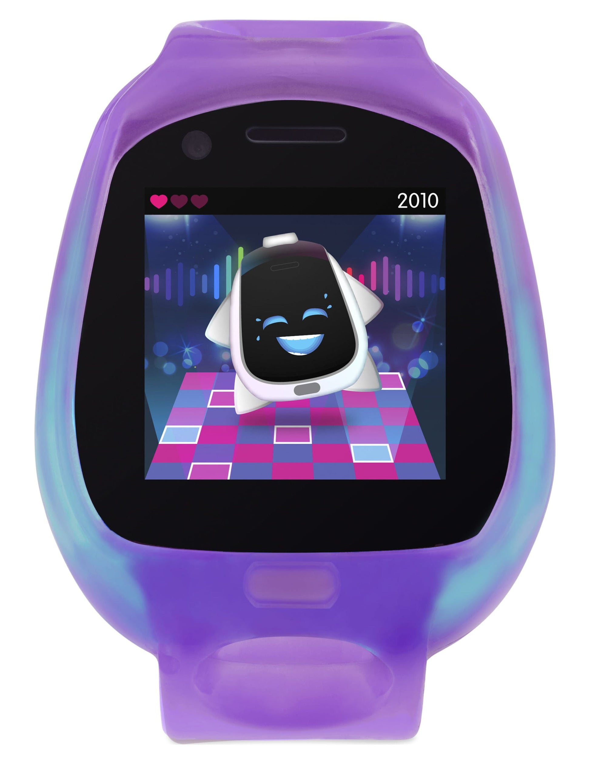 Tobi 2 Robot Smartwatch, Purple, with Plastic Band, 2 Cameras, Interactive Games, for Kids 6+