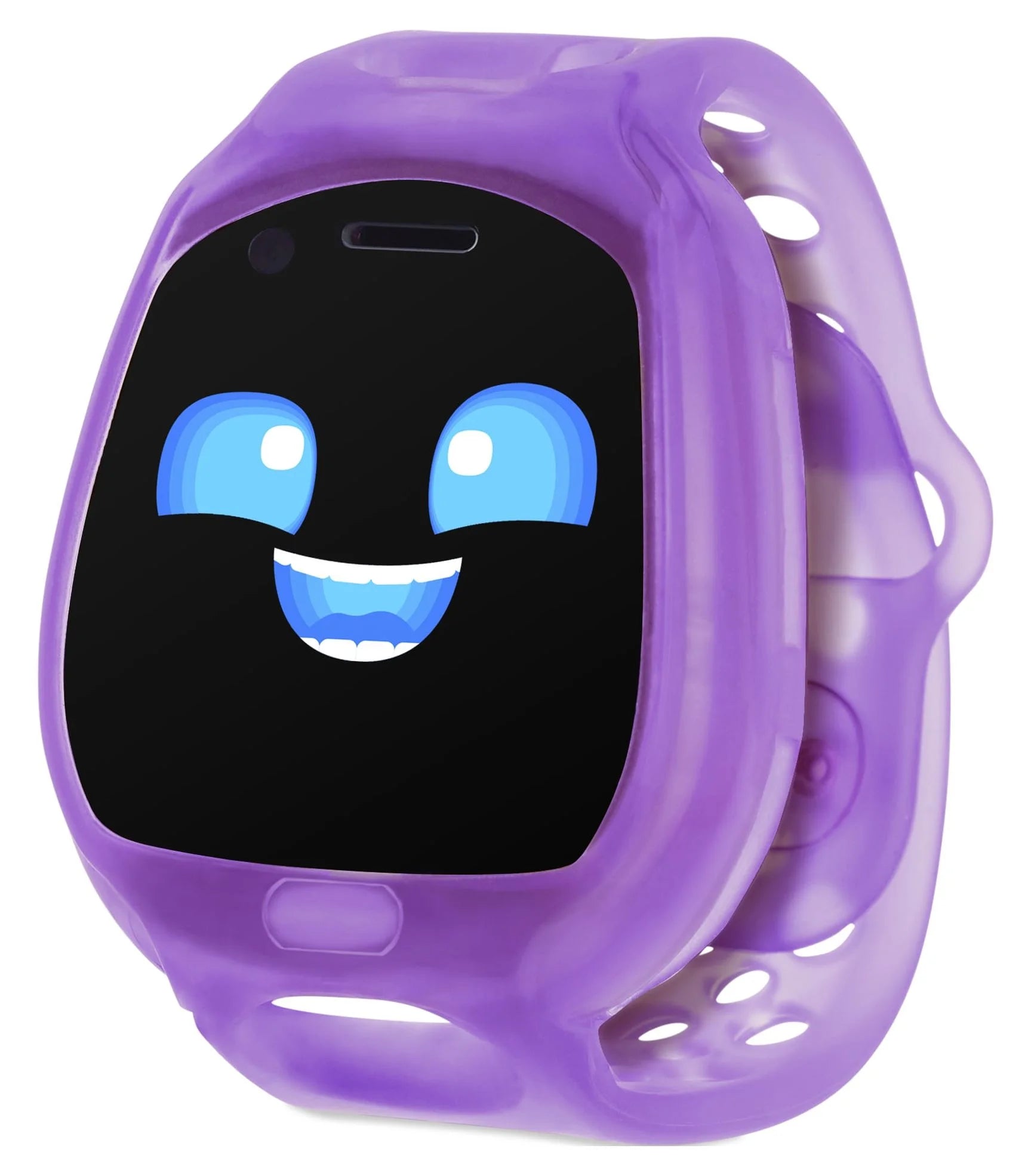 Tobi 2 Robot Smartwatch, Purple, with Plastic Band, 2 Cameras, Interactive Games, for Kids 6+