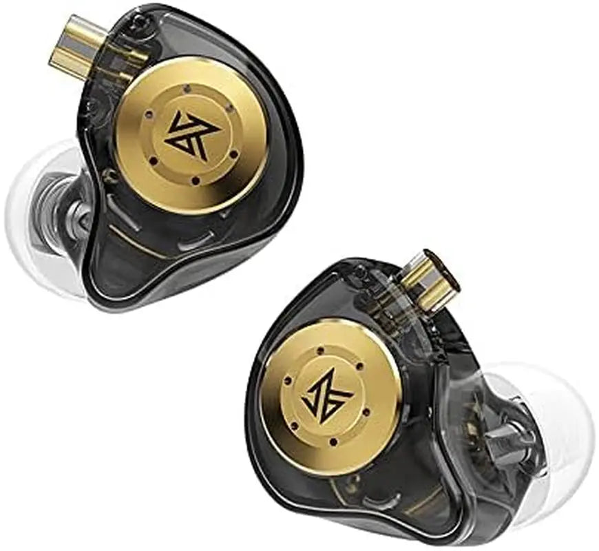 KZ EDX PRO Earphones 10Mm Dual Magnetic Circuit Dynamic Driver Hearphones,  KZ Earphones 1DD Deep Bass Earbuds with Removable C Pin Cables (No Mic, Black)