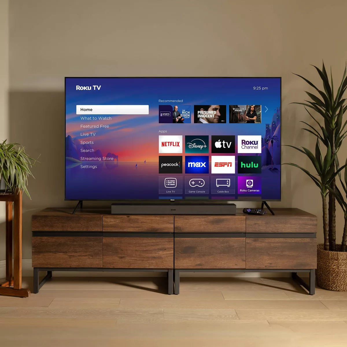 Roku 65" Select Series 4K HDR Smart Roku TV with Roku TV Remote