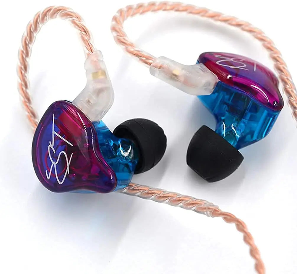 ZST 1BA 1DD in Ear Earphone Clear Hifi Monitor Earbuds Wired Sport Gaming Earphone for Musician Singer Audiophile