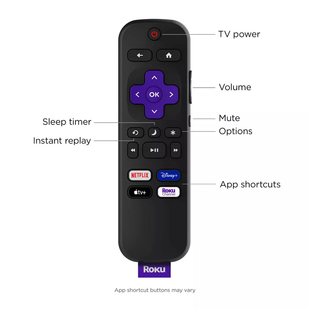 Roku 65" Select Series 4K HDR Smart Roku TV with Roku TV Remote