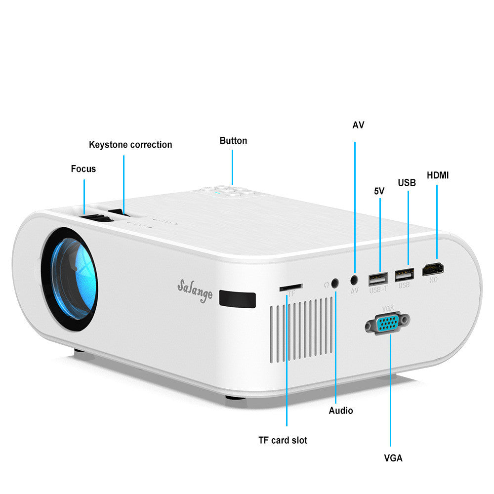 720P Portable Smart Projector Supports Home Use