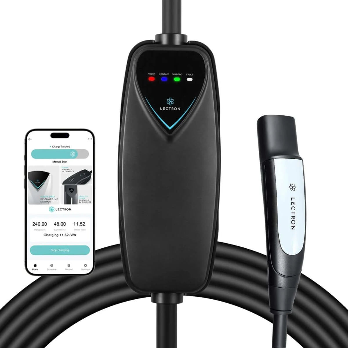 Portable Level 2 Tesla EV Charger | 240V | 40 Amp | NEMA 14-50 | Standard / Wifi-Enabled