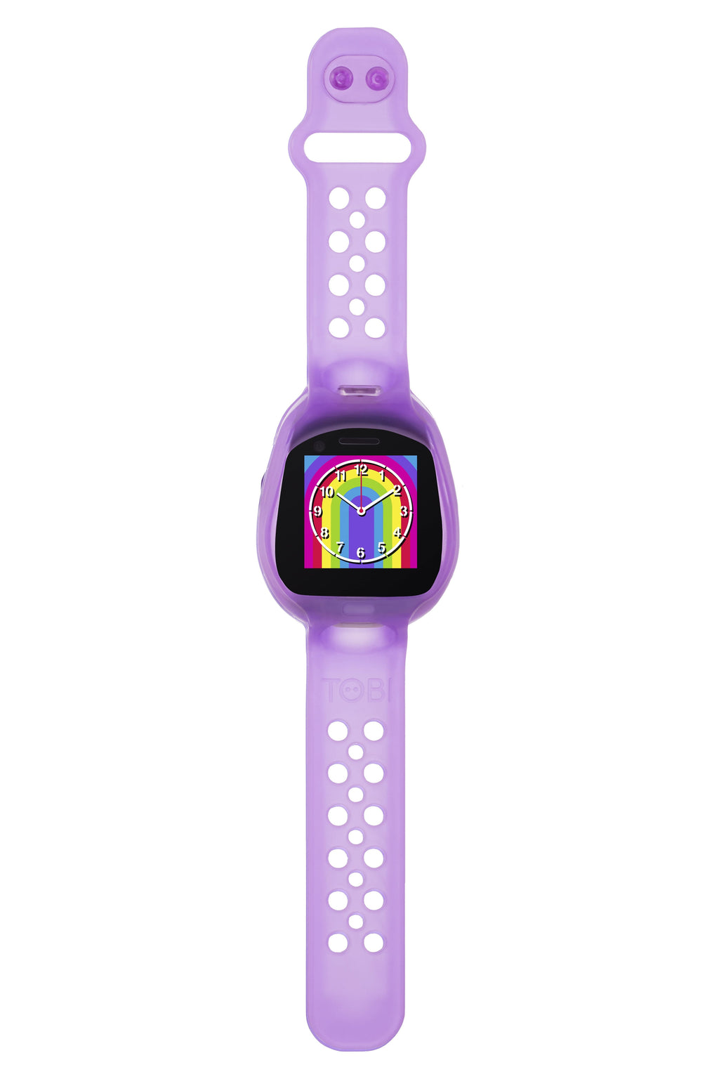 Tobi 2 Robot Smartwatch, Purple, with Plastic Band, 2 Cameras, Interactive Games, for Kids 6+