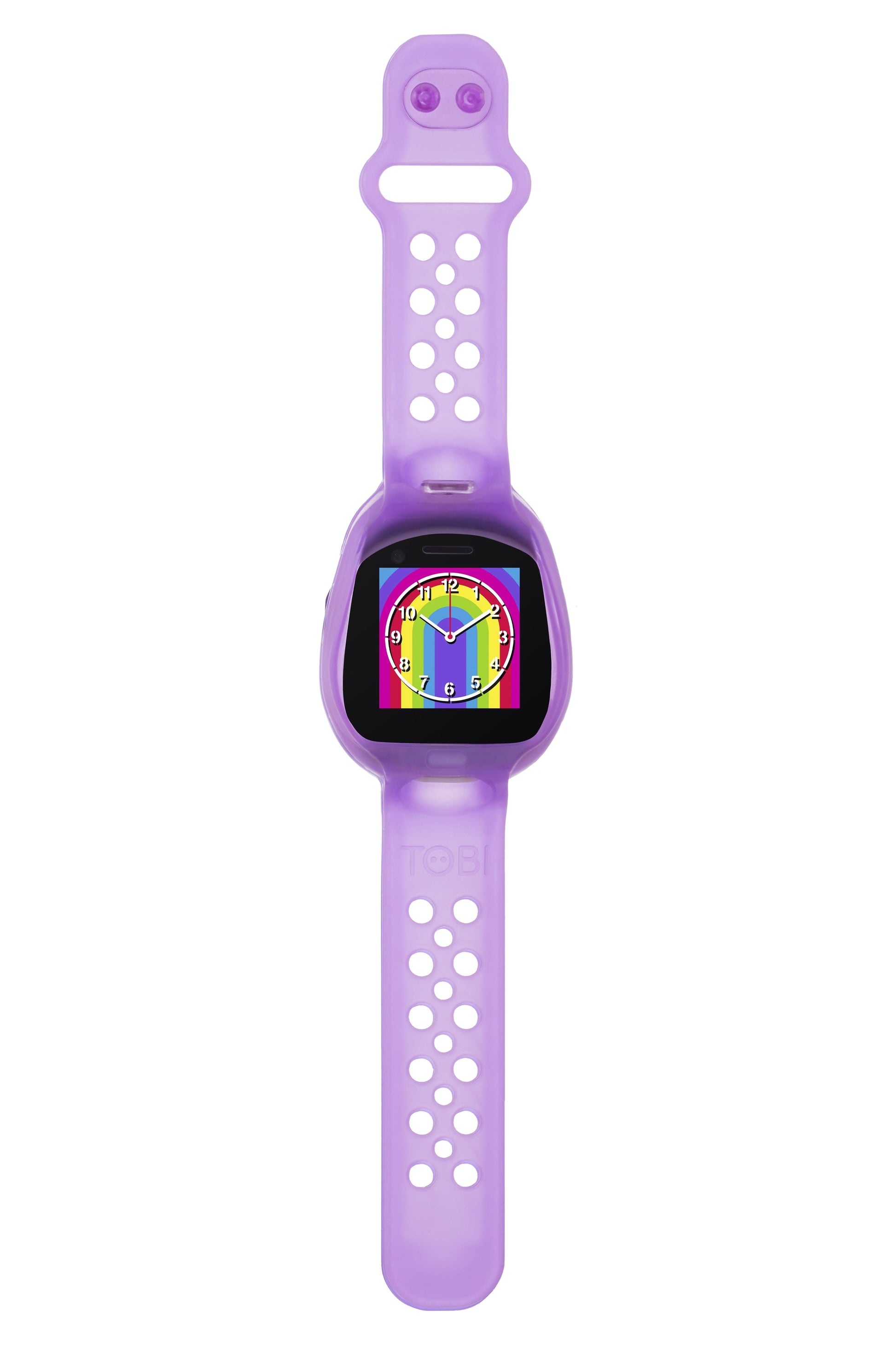 Tobi 2 Robot Smartwatch, Purple, with Plastic Band, 2 Cameras, Interactive Games, for Kids 6+