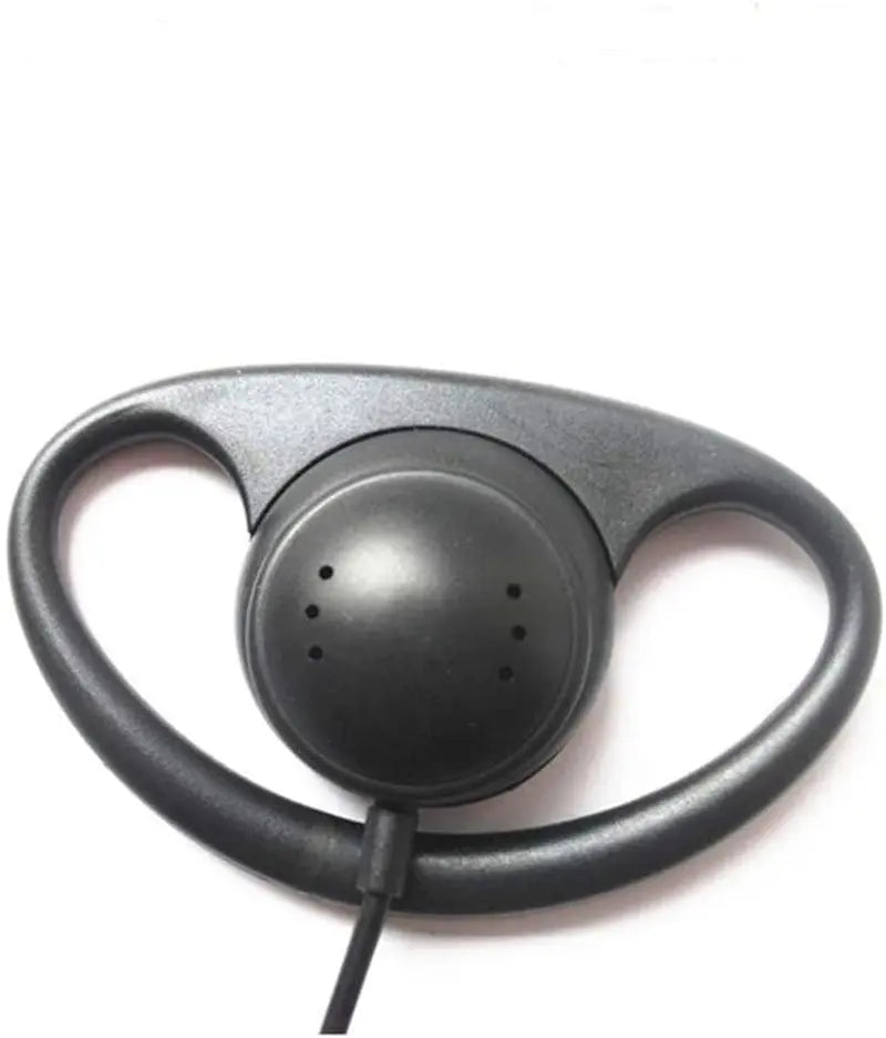 Single Side Earphone D Shape Earpiece Headset Listen Only 3.5Mm Hook Earbud Simultaneous Interpretation Headphone (1 Pack)
