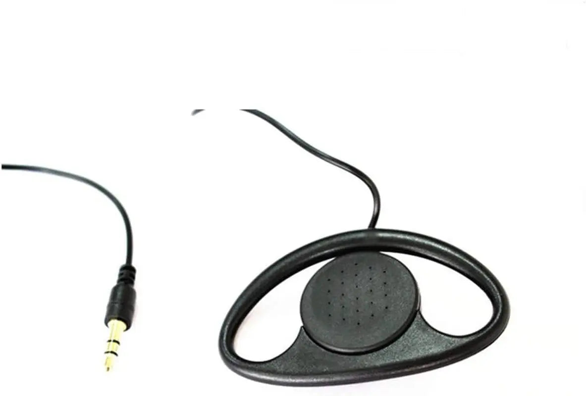 Single Side Earphone D Shape Earpiece Headset Listen Only 3.5Mm Hook Earbud Simultaneous Interpretation Headphone (1 Pack)